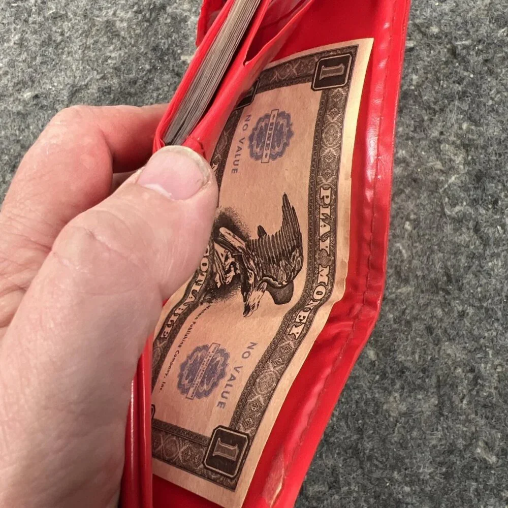 Snoopy + Woodstock Vintage Red Bifold Photo Friends Wallet - READ - Picture 9 of 9